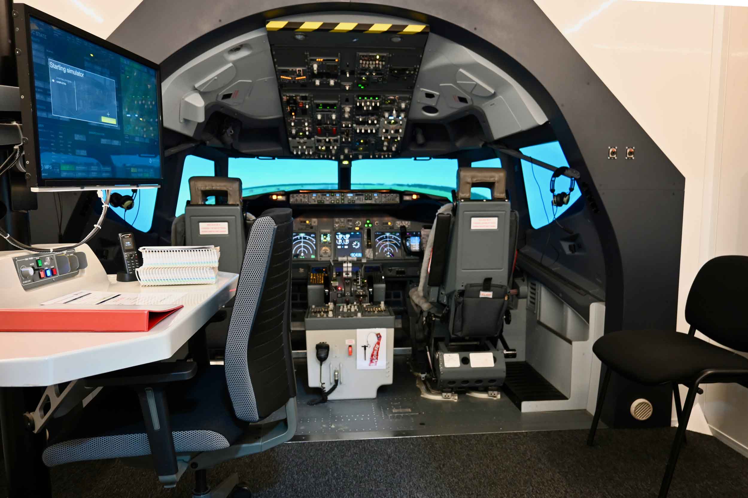 OAT has two FTD1 simulators. This one is the Boeing 737NG and the other is an Airbus A320