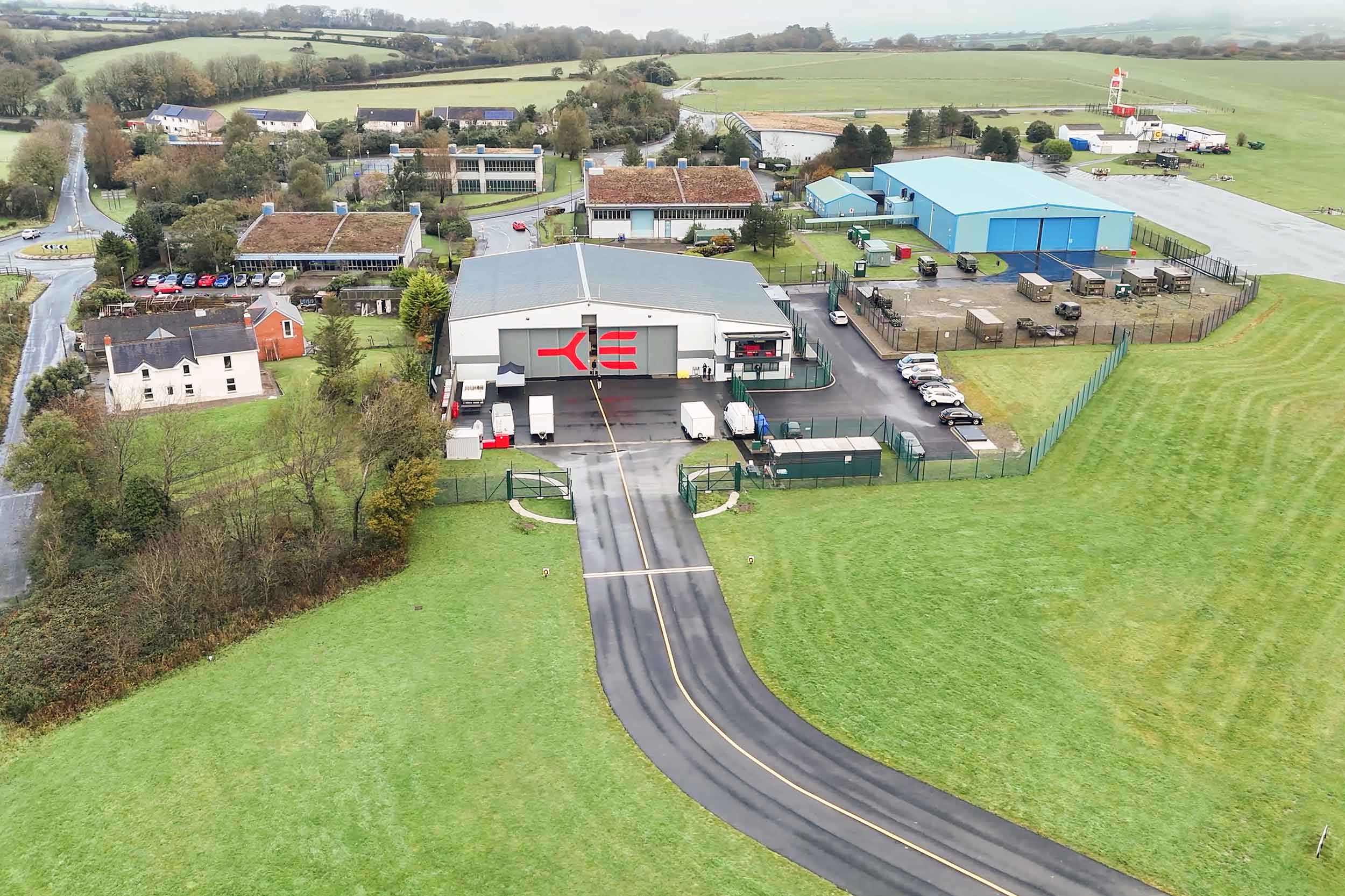 Tekever's new training base at West Wales Airport. Photo: Tekever