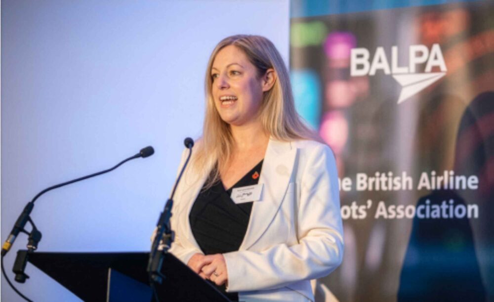 BALPA boss Amy Leversidge: govt funded pilot apprenticeship needed