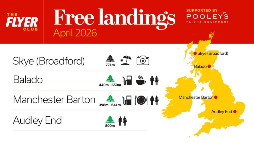Flyer free landings april 2026