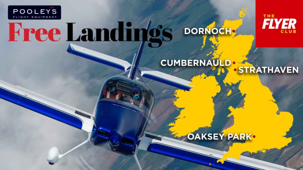 FLYER free landings for March 2026