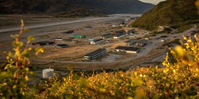 Narsarsuaq Airport is one of the few places to build an airport on the Greenland coast. Weather and mountains make it a formidable challenge. Photo: Greenland Airport Authority