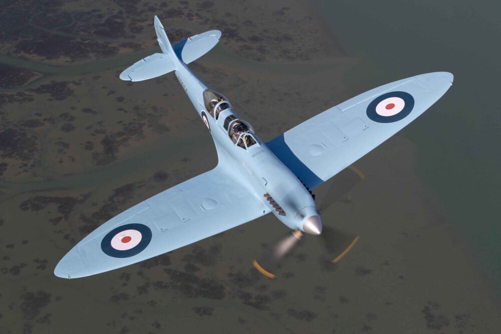 Specially painted in the colours of the first flight prototype. Photo: Spitfires.com