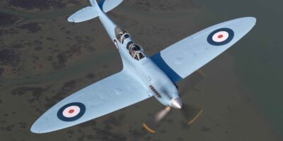 Specially painted in the colours of the first flight prototype. Photo: Spitfires.com