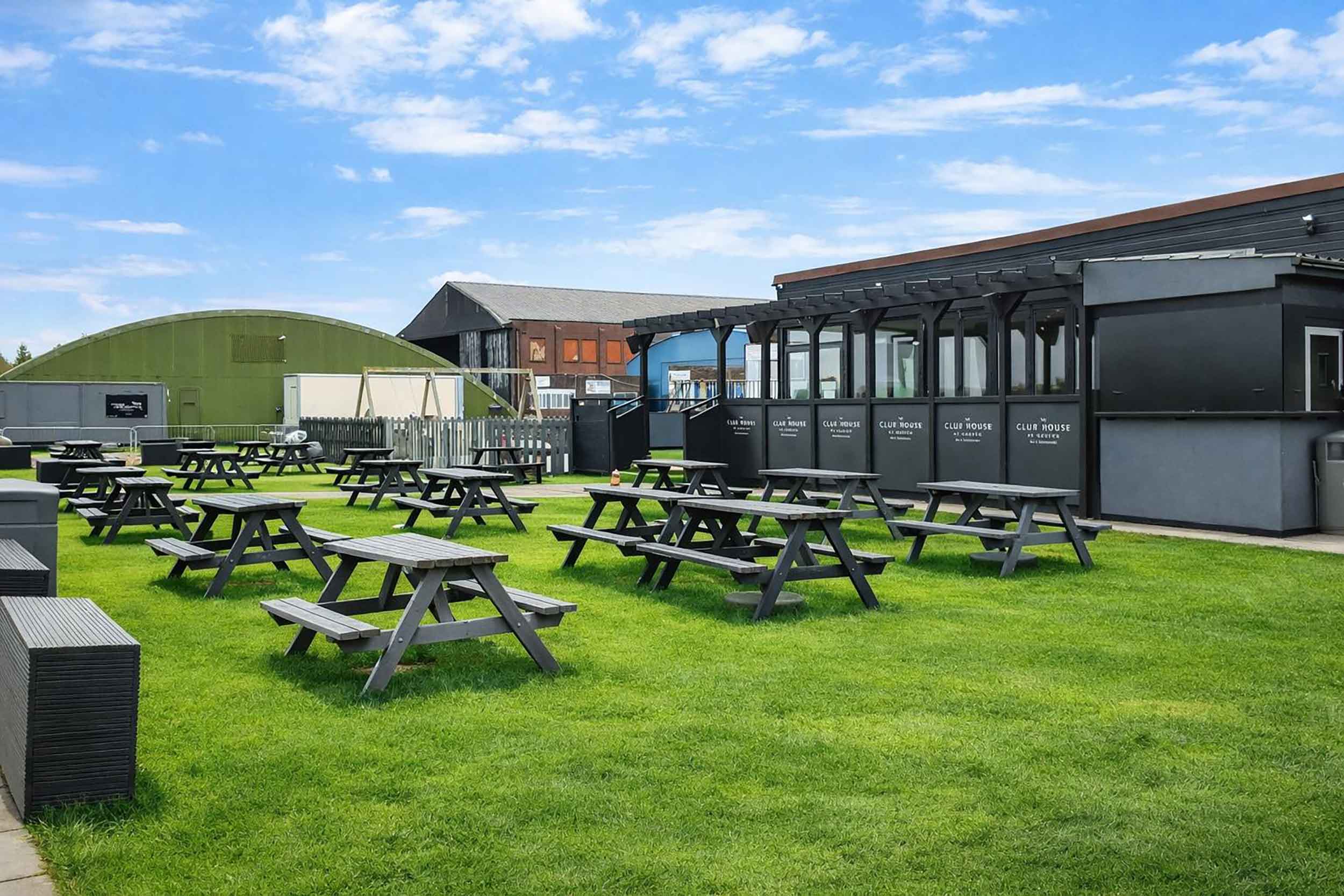 The Club House cafe/restaurant at Barton