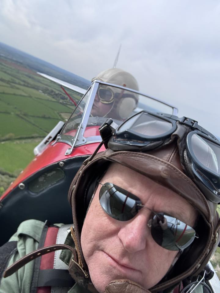 Pilot in Tiger Moth