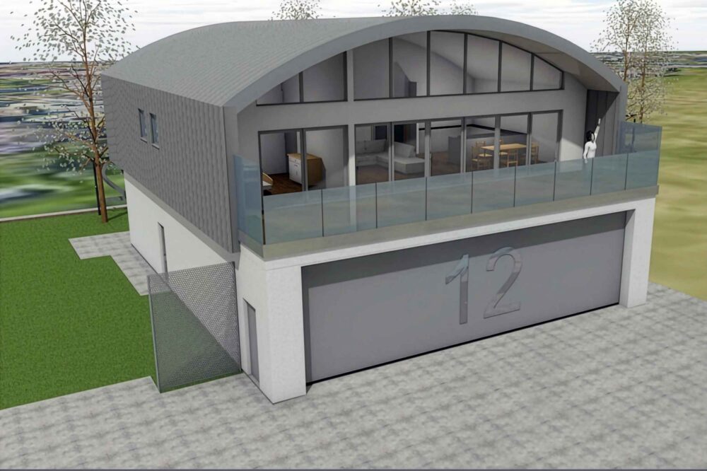 Fancy a combined home and hangar? Image: Peter Day