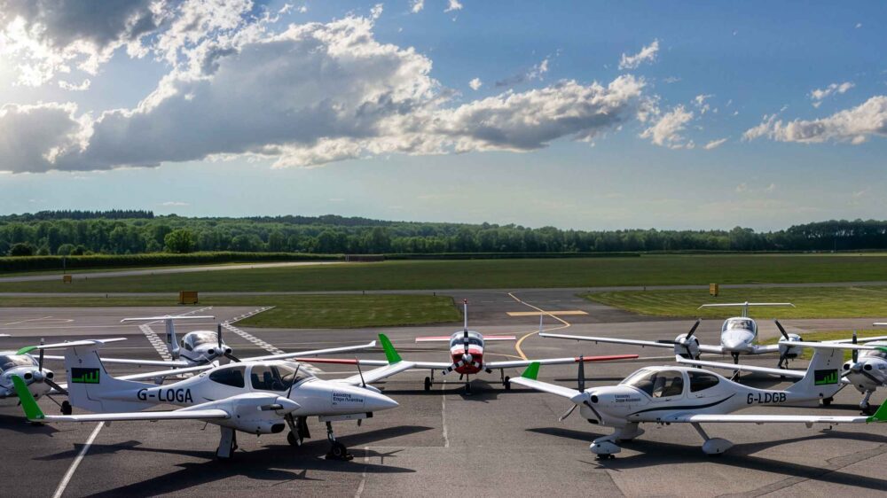Some of the aircraft fleet at Leading Edge