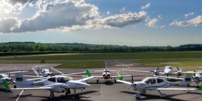 Some of the aircraft fleet at Leading Edge