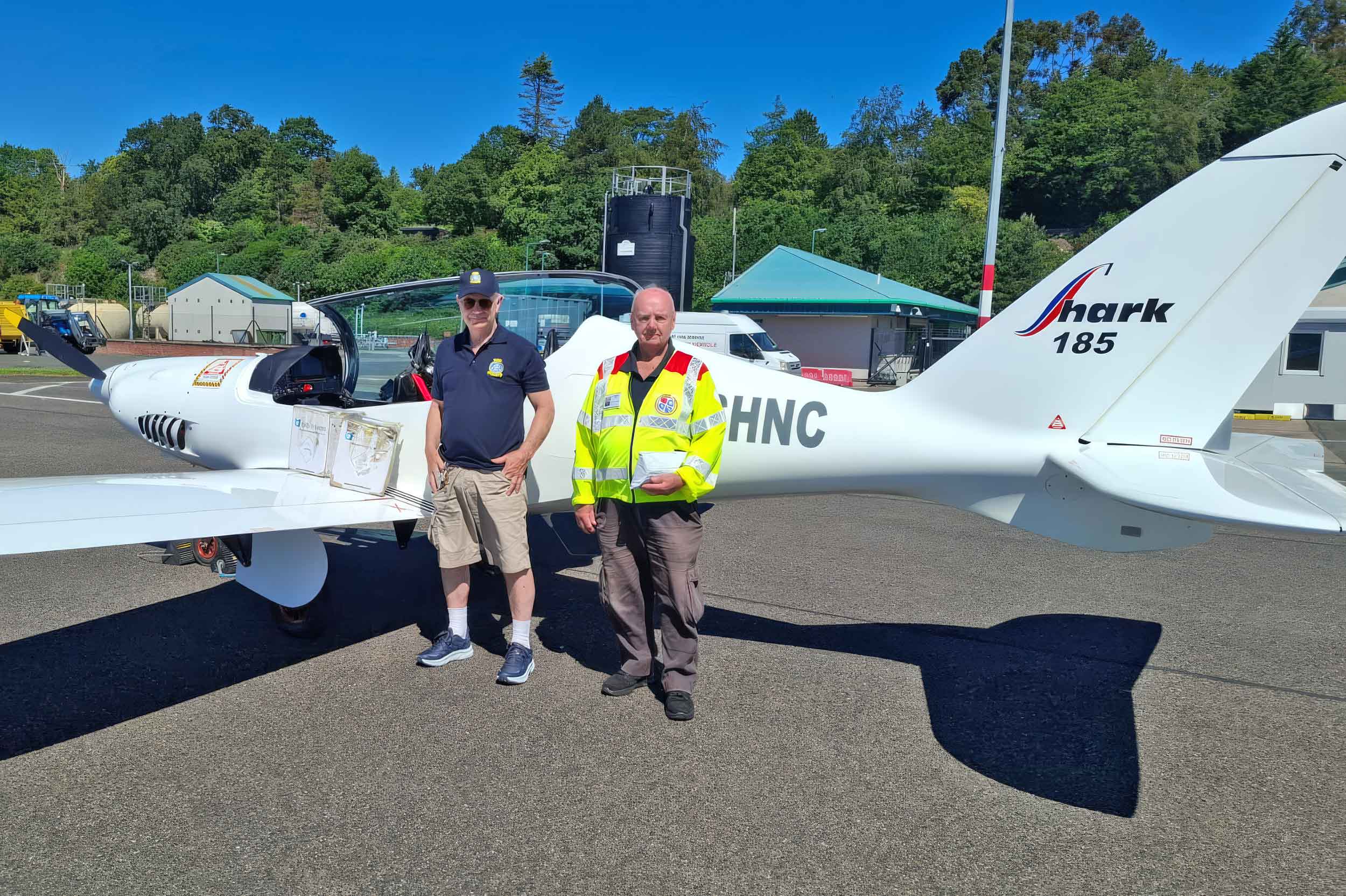 First drop-off was at Dundee Airport