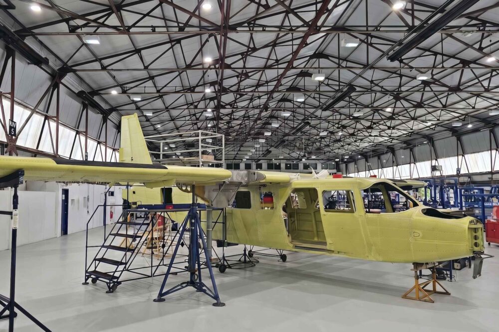 First UK-made Islander is 75% complete says Britten-Norman