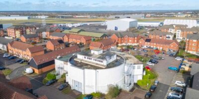The Farnborough Centrifuge, just metres from the airport