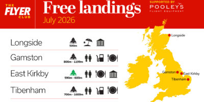 FLYER free landings July 2026
