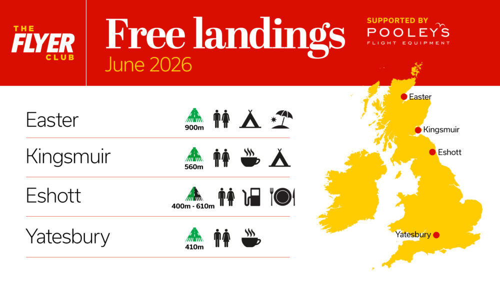 Flyer free landings June 2026