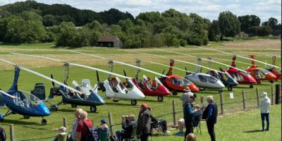 88 gyros turned up at Old Warden to help set the new record