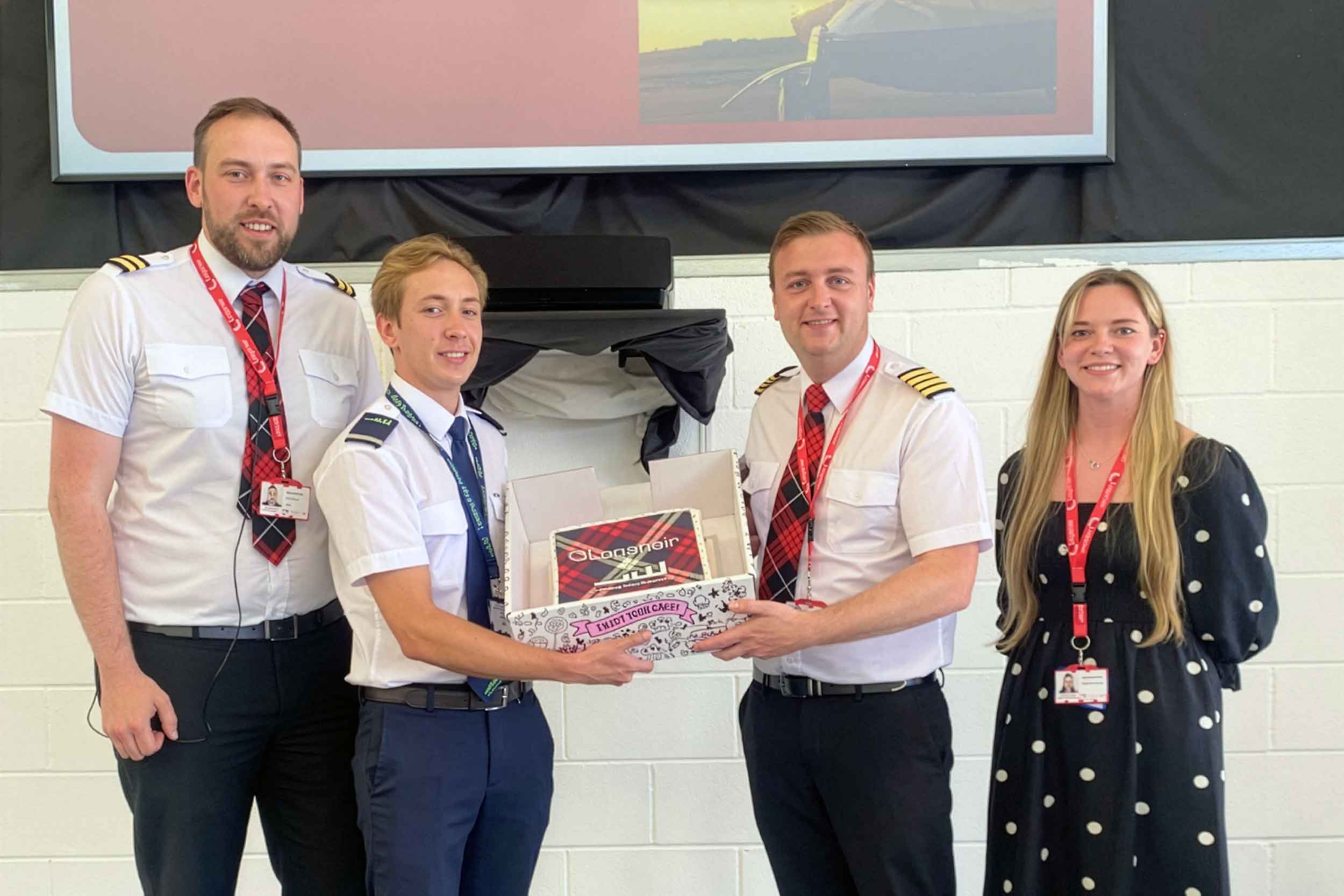 Loganair visit Leading Edge Aviation