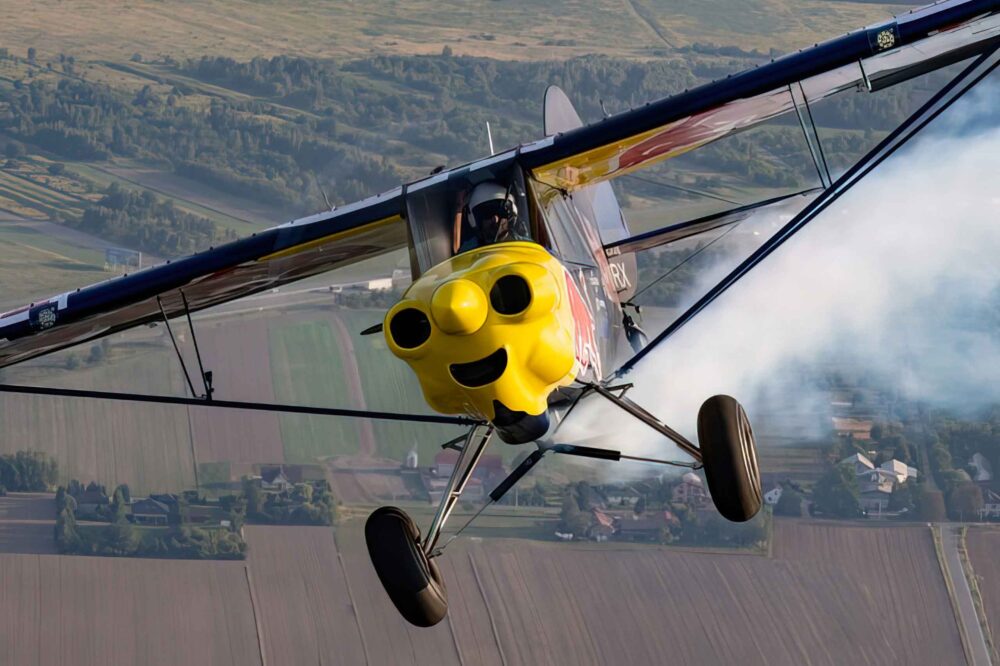 Luke Czepiela flying the Carbon Cub