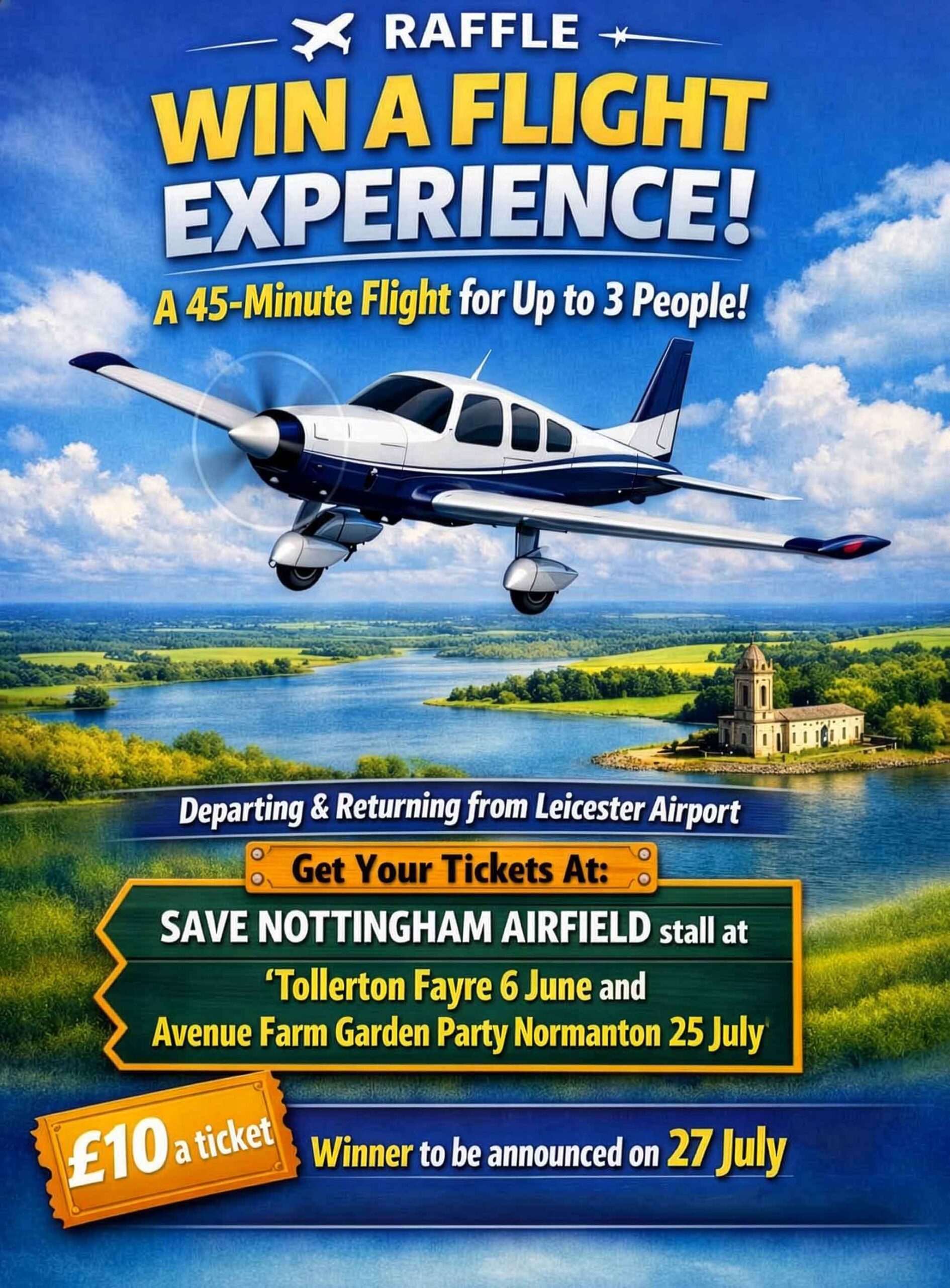 Nottingham Airport campaign poster