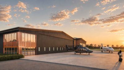 Blackbushe Airport new look