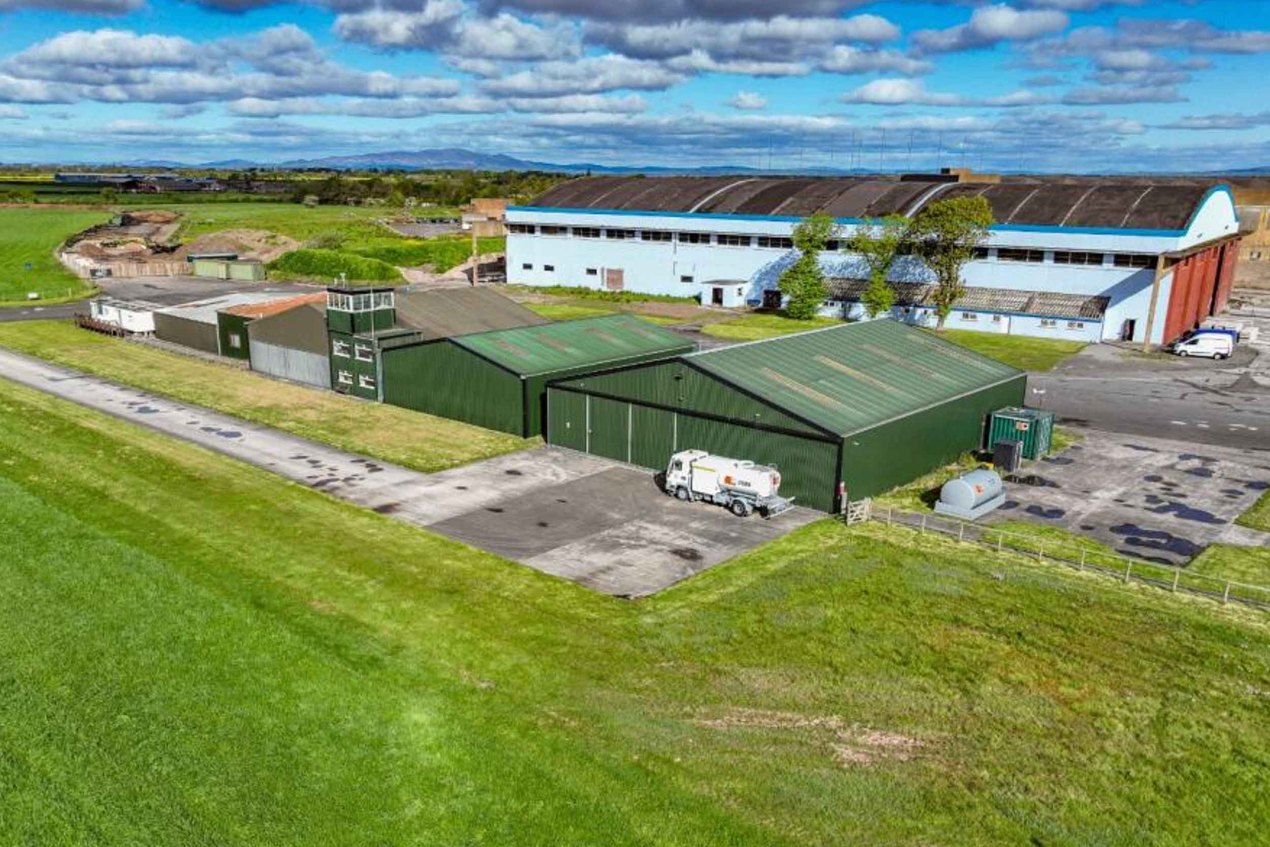 New - and old - hangars are part of the sale