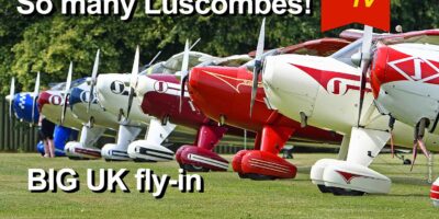 Luscombes 80th anniversary fly-in at Oaksey Park
