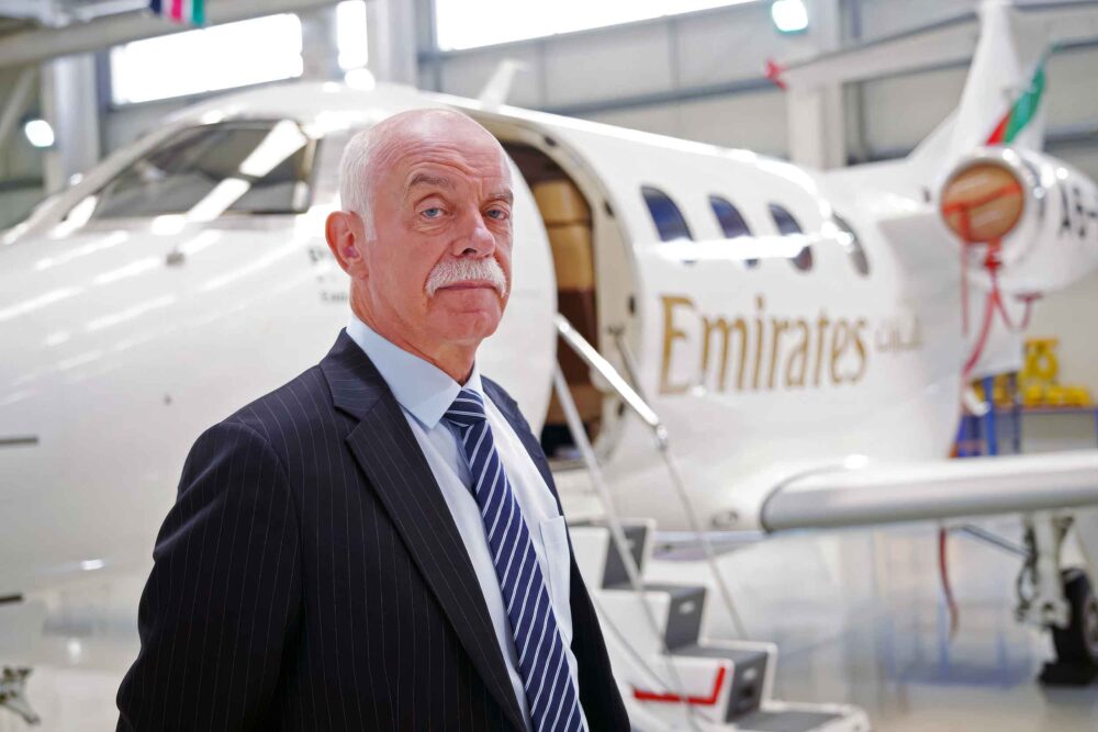 Martin Mahoney during his time as Head of Training at the Emirates Flight Training Academy. Photo: Emirates