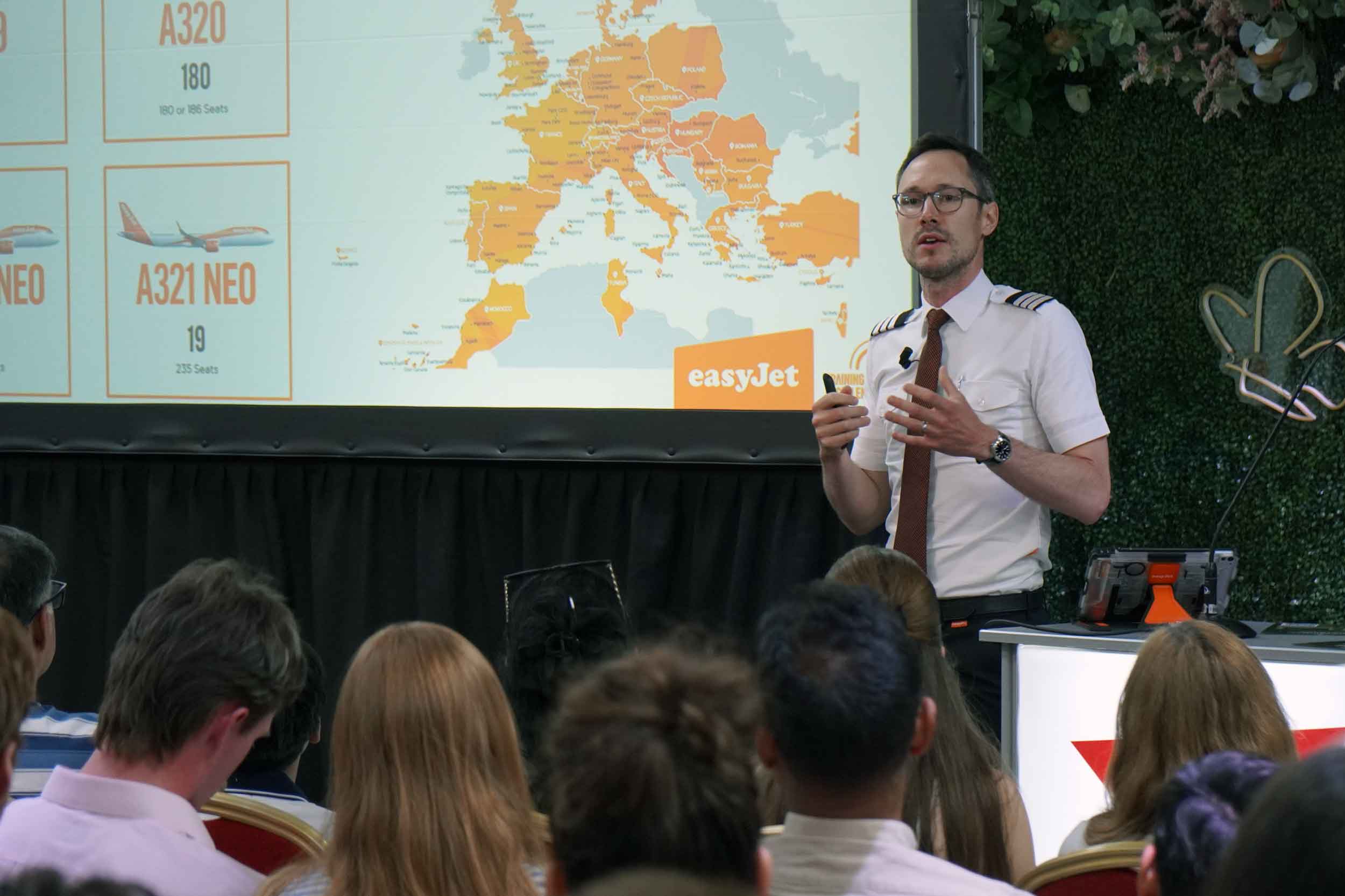 easyJet was one of several leading airlines to attend PCL Manchester